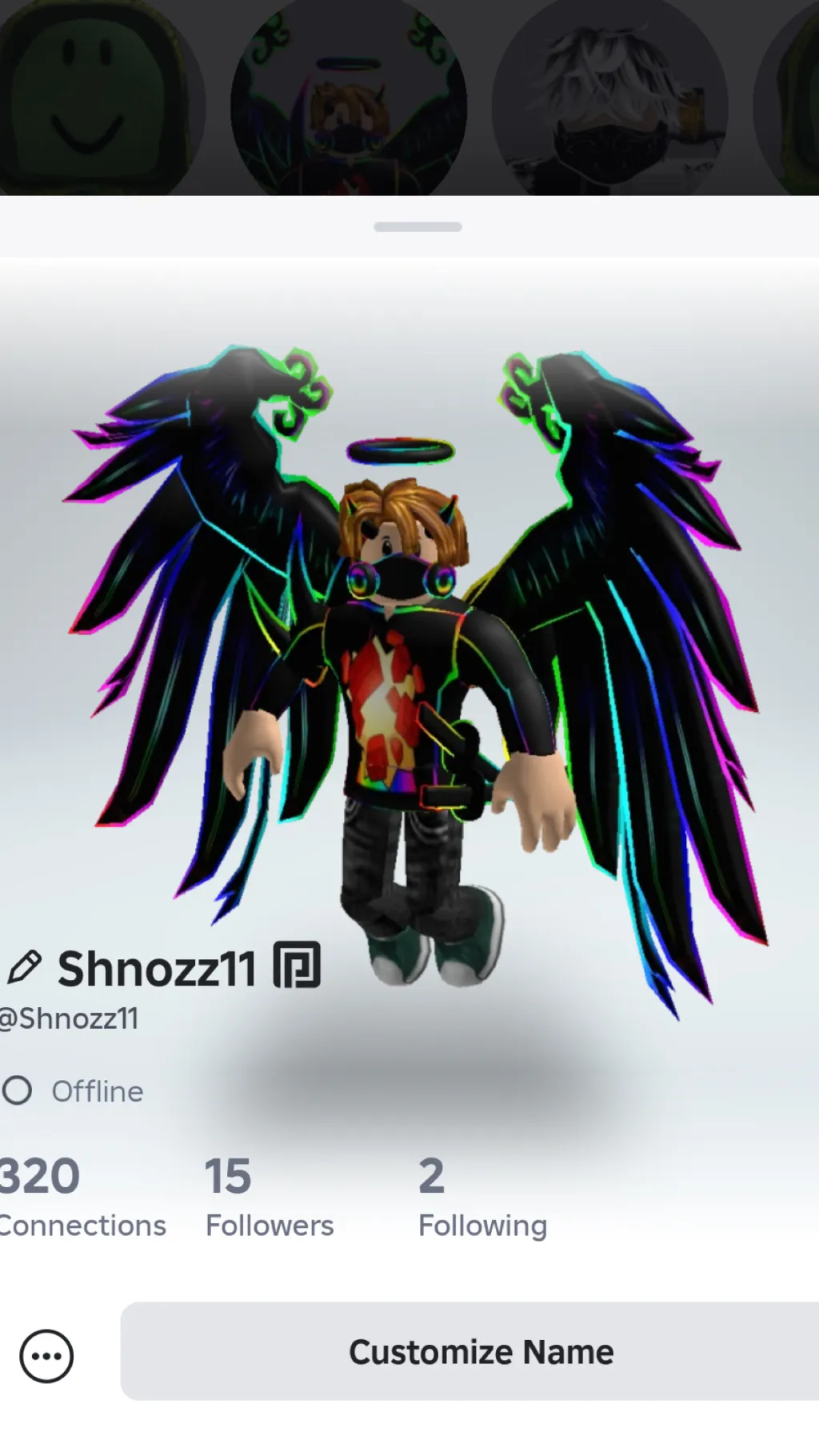 ai character: Shnozz11 background