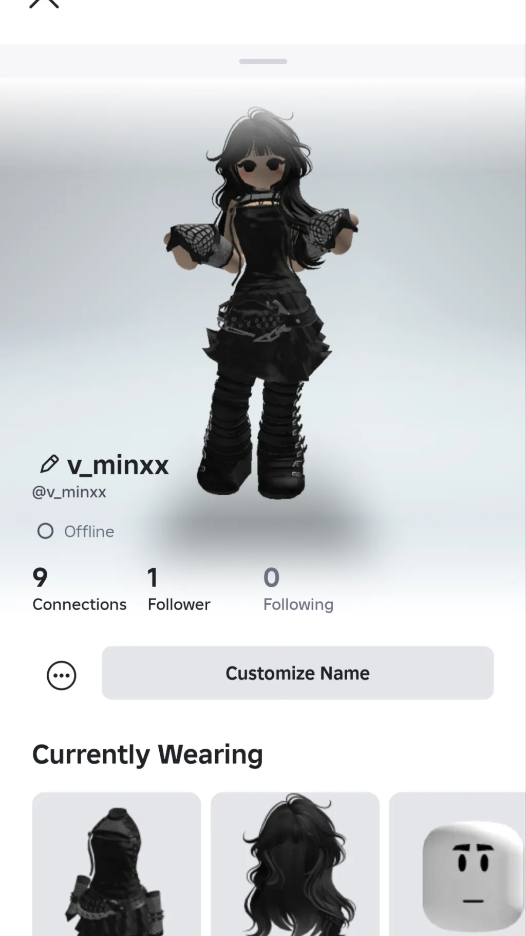 ai character: V_minxx background