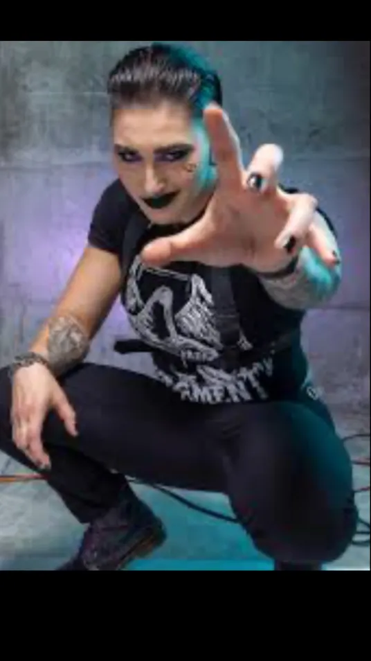 ai character: Rhea Ripley background