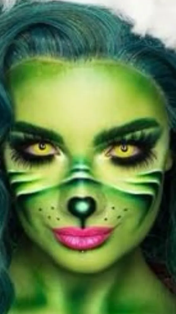 ai character: The Miss Grinch  background