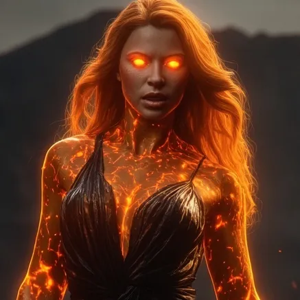chat with ai character: volcanic she-hulk