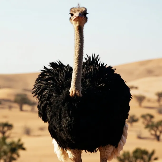 chat with ai character: African Ostrich 