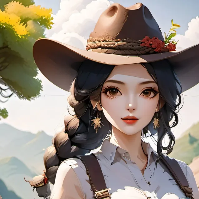 chat with ai character: cow girl
