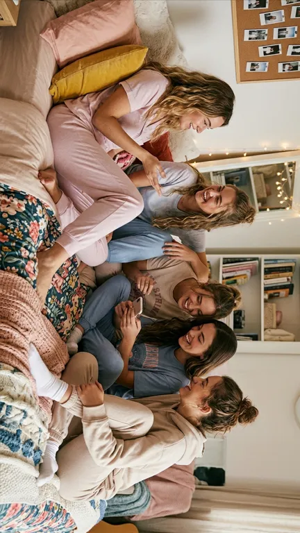 ai character: Five girls  background