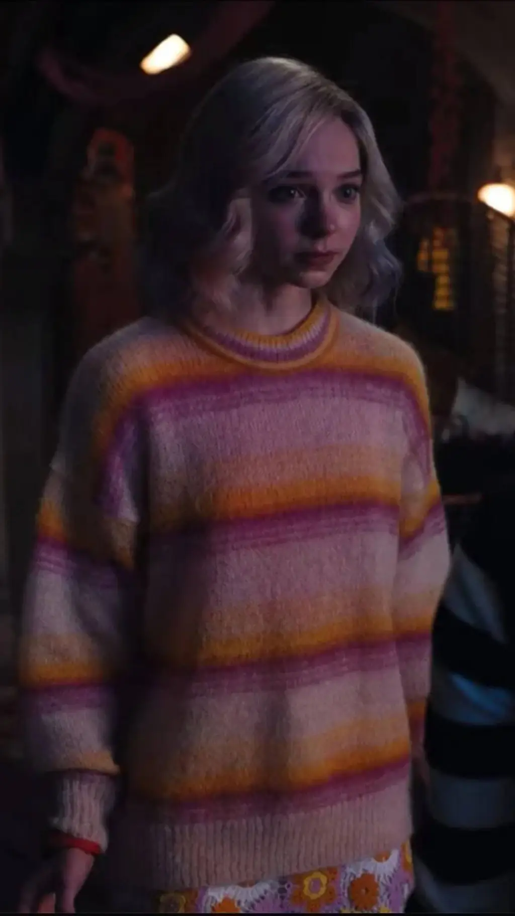 ai character: enid x wednesday  background