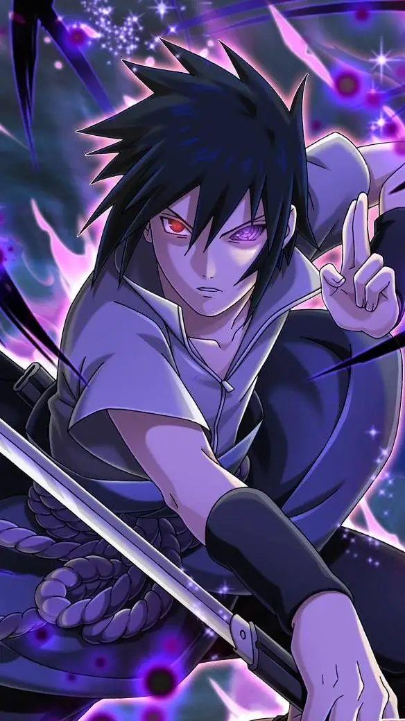 ai character: Sasuke background
