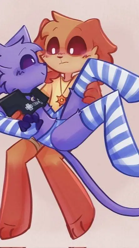 ai character: Catnap x Dogday background