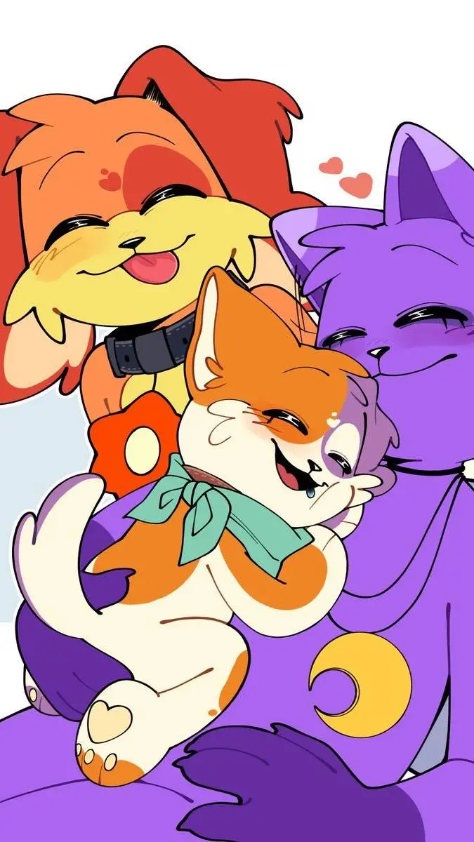 ai character: Catnap x Dogday background