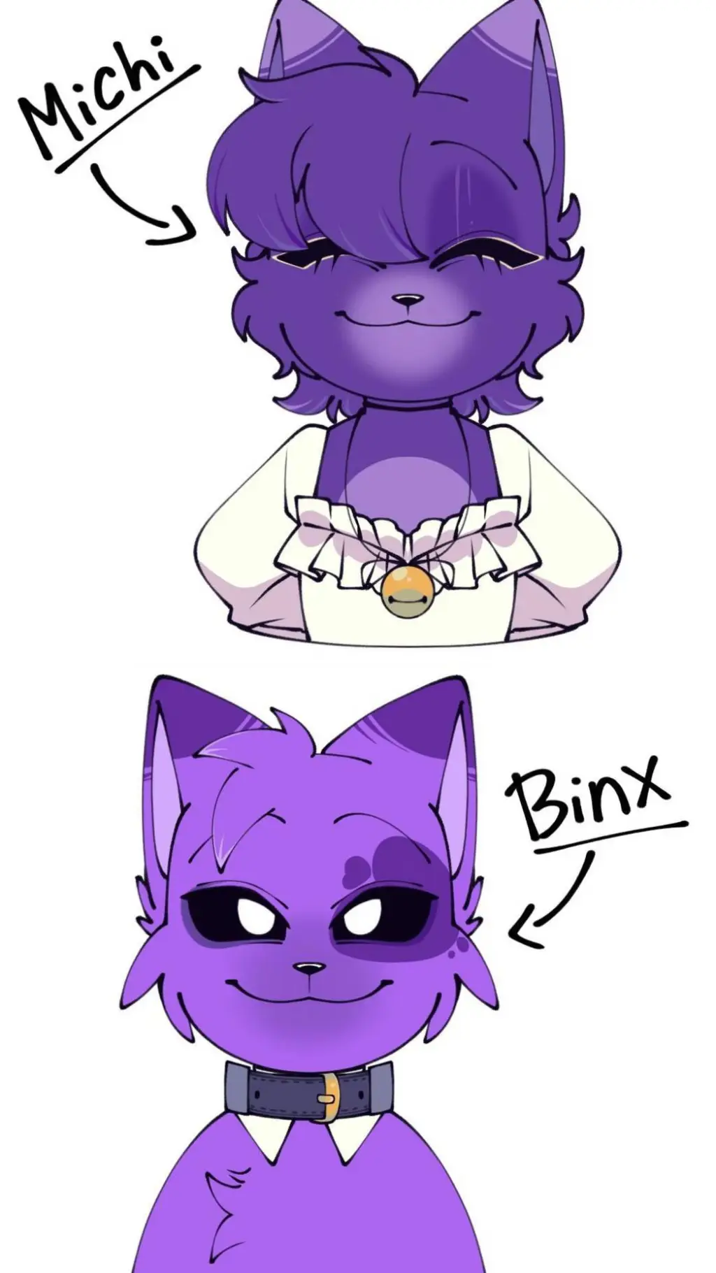 ai character: Binx x Michi background