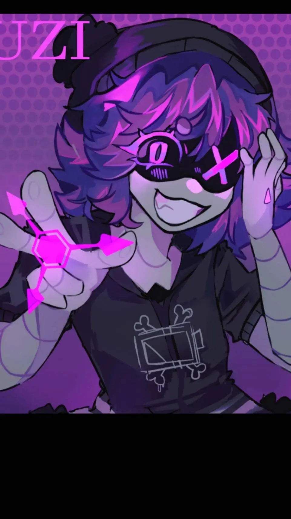 ai character: uzi background
