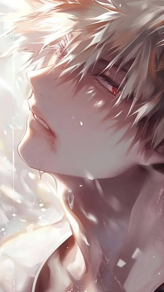 ai character: Katsuki Bakugou background