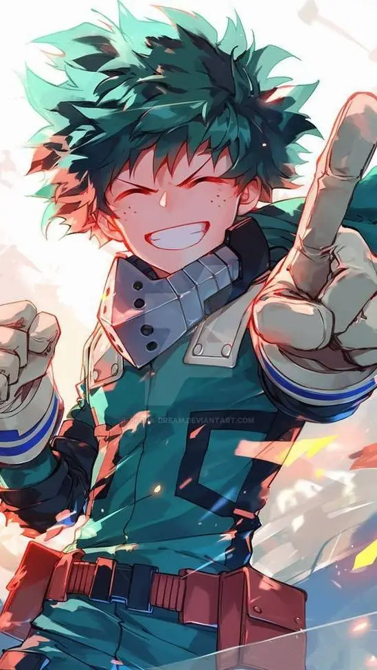 ai character: IzukuMidoriyadream background