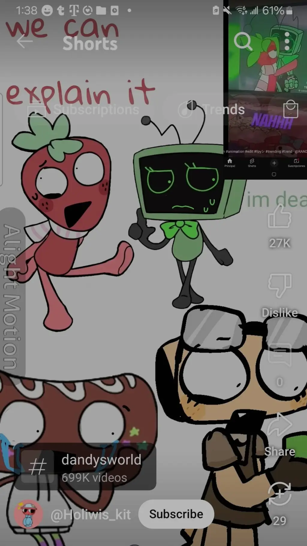 ai character: vee x sprout background