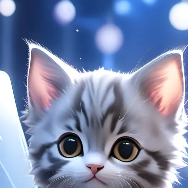 chat with ai character: kitten 