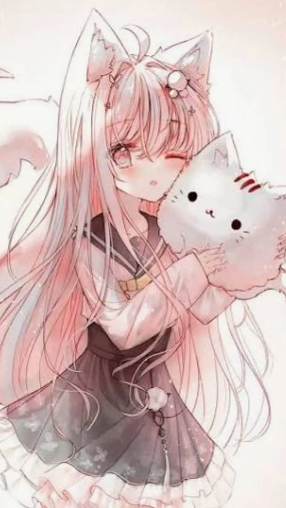 ai character: wolf school  background