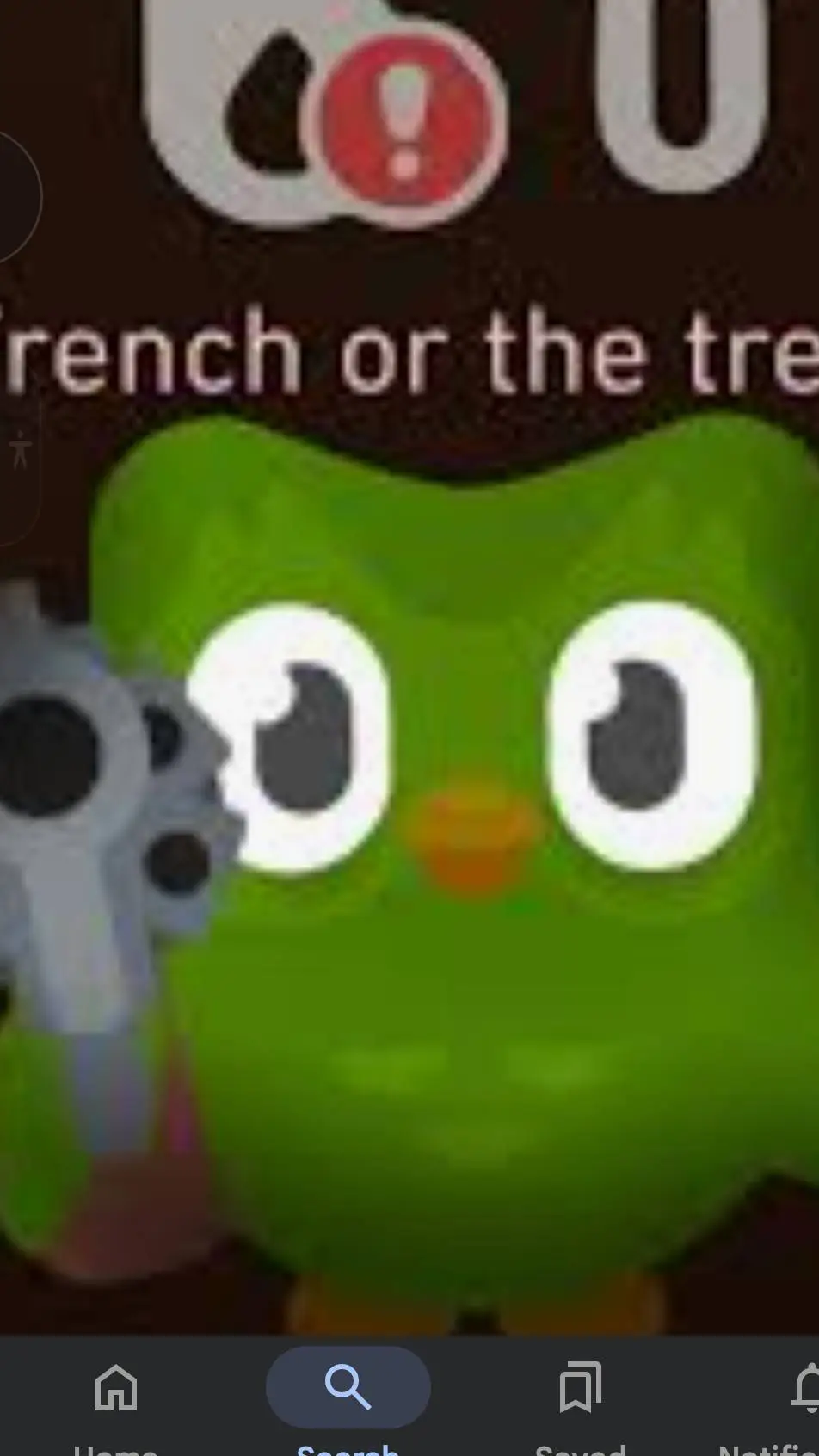 ai character: Duolingo  background