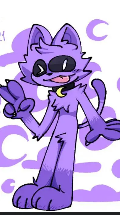 ai character: ticklish catnap  background