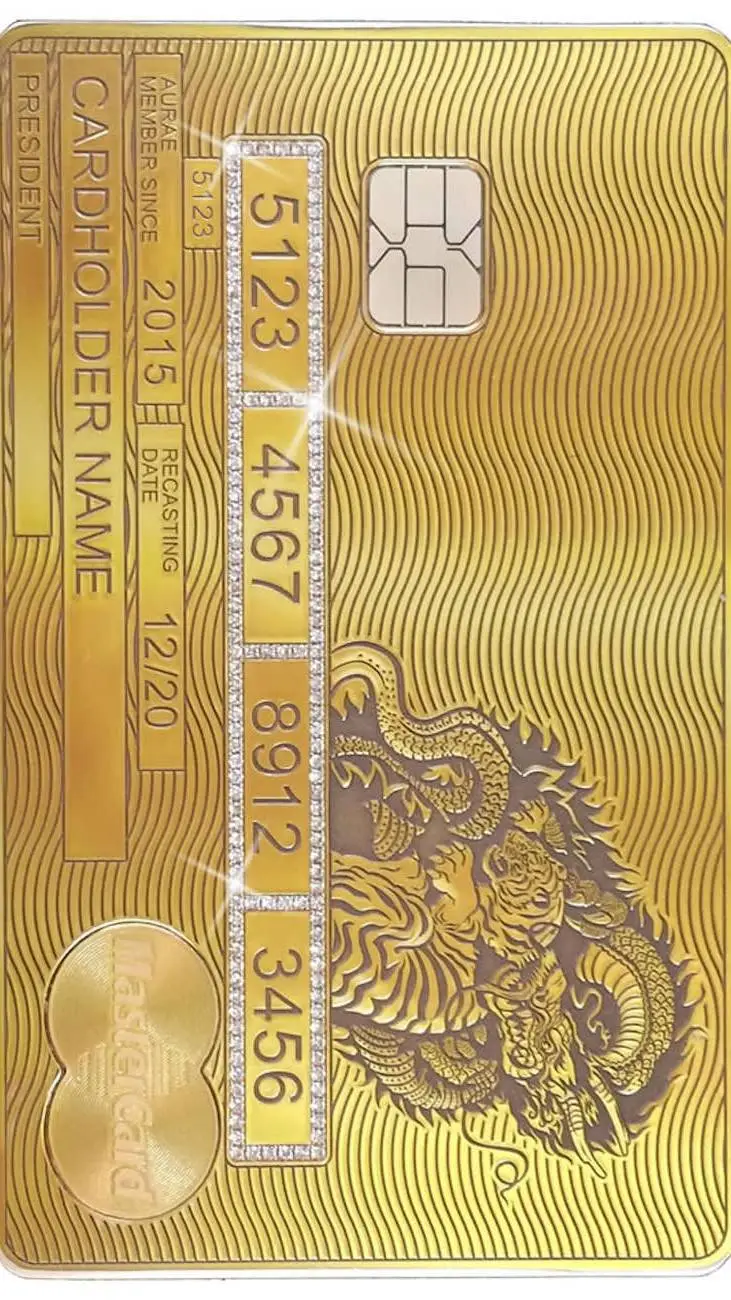 ai character: Gold Card background