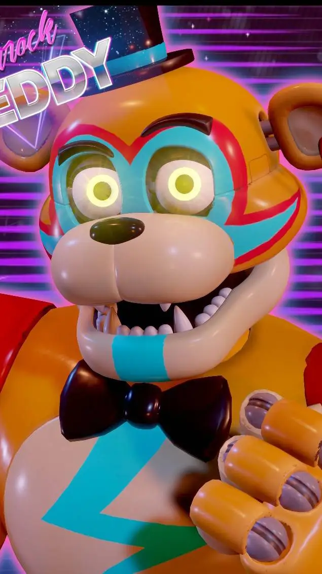 ai character: Glamrock Freddy background