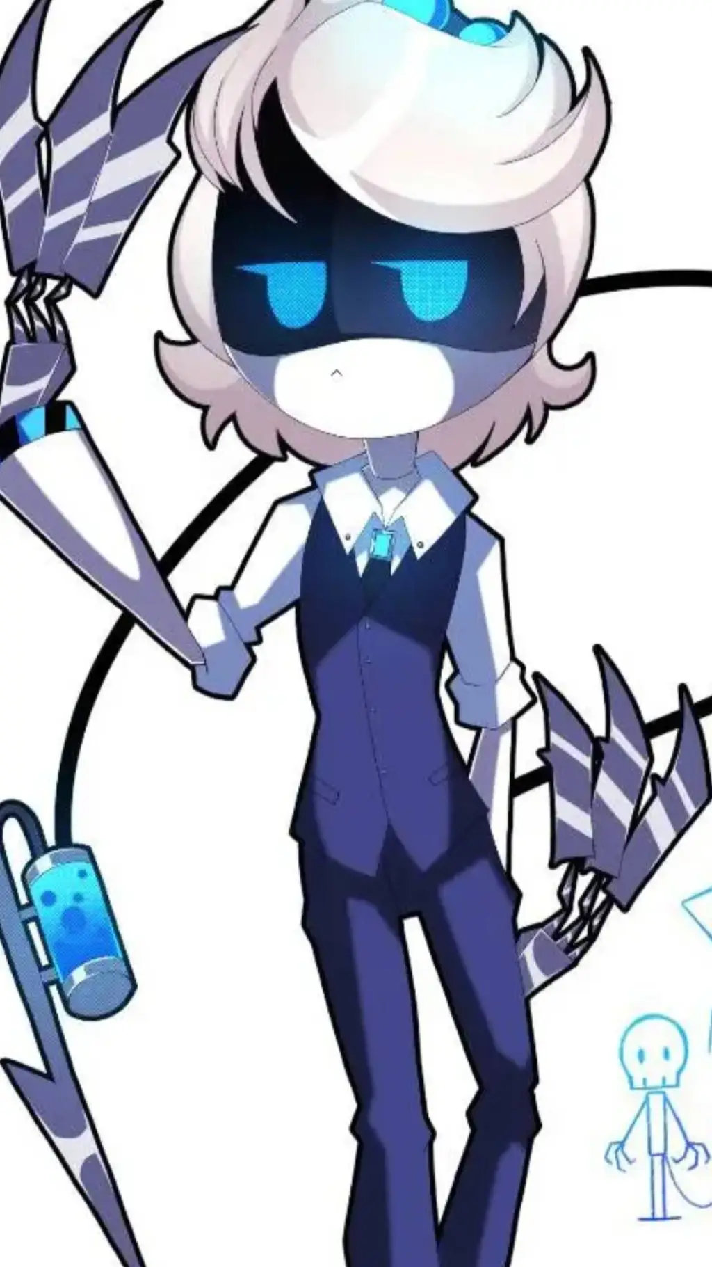ai character: md X background