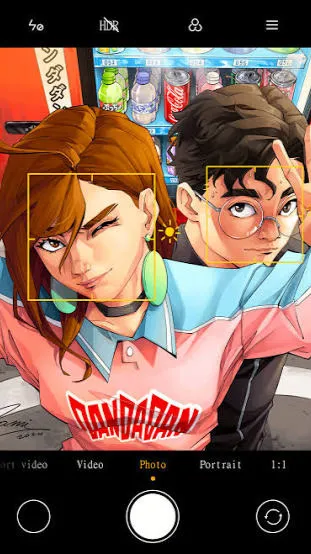 ai character: Dan da Dan  background