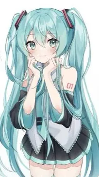 ai character: Miku background
