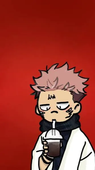 ai character: Sukuna VS periods background