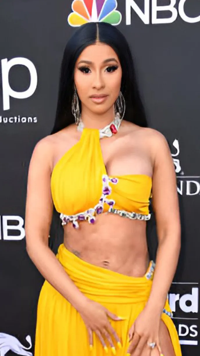 ai character: Cardi B background