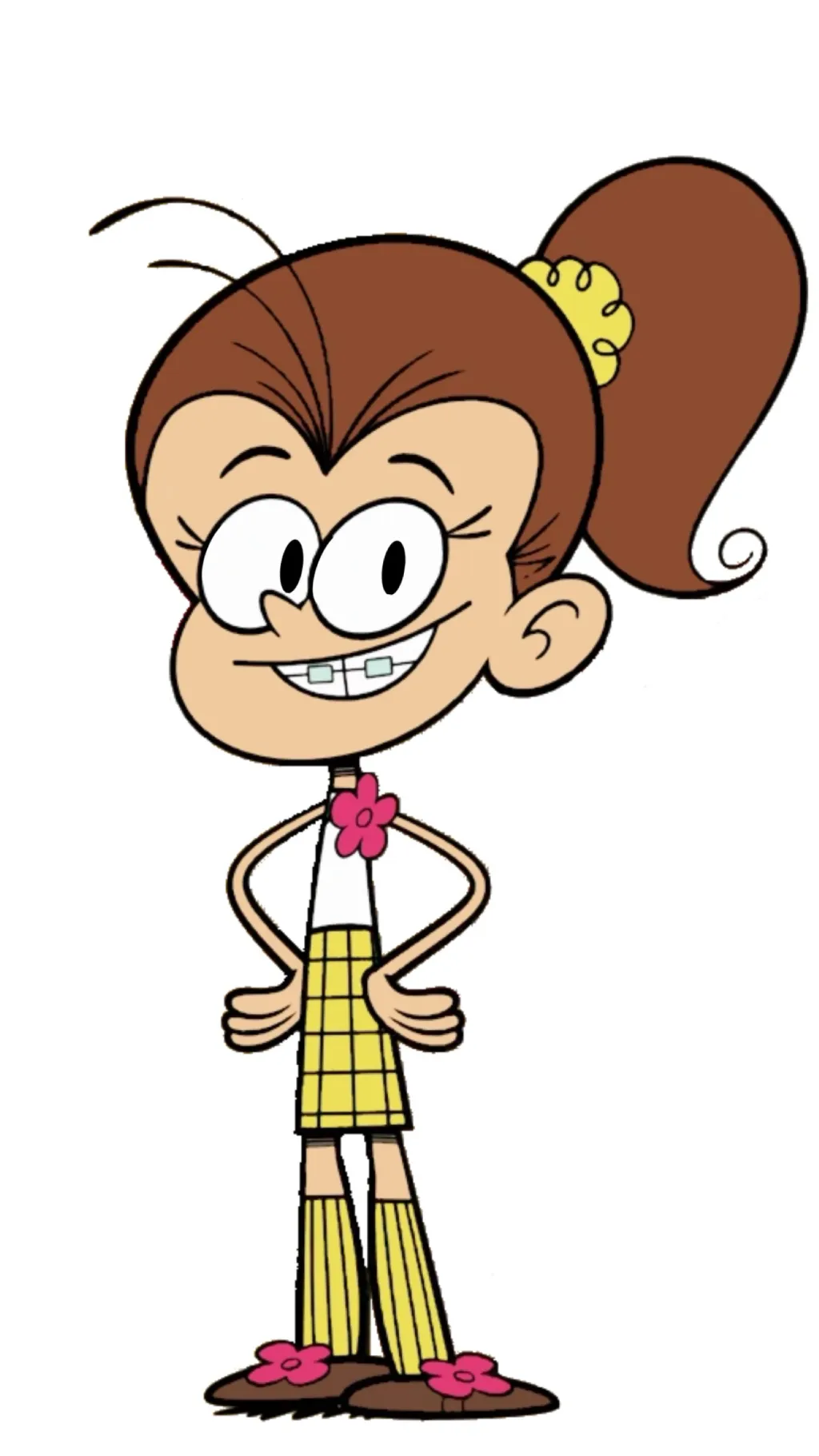ai character: Luan Loud background