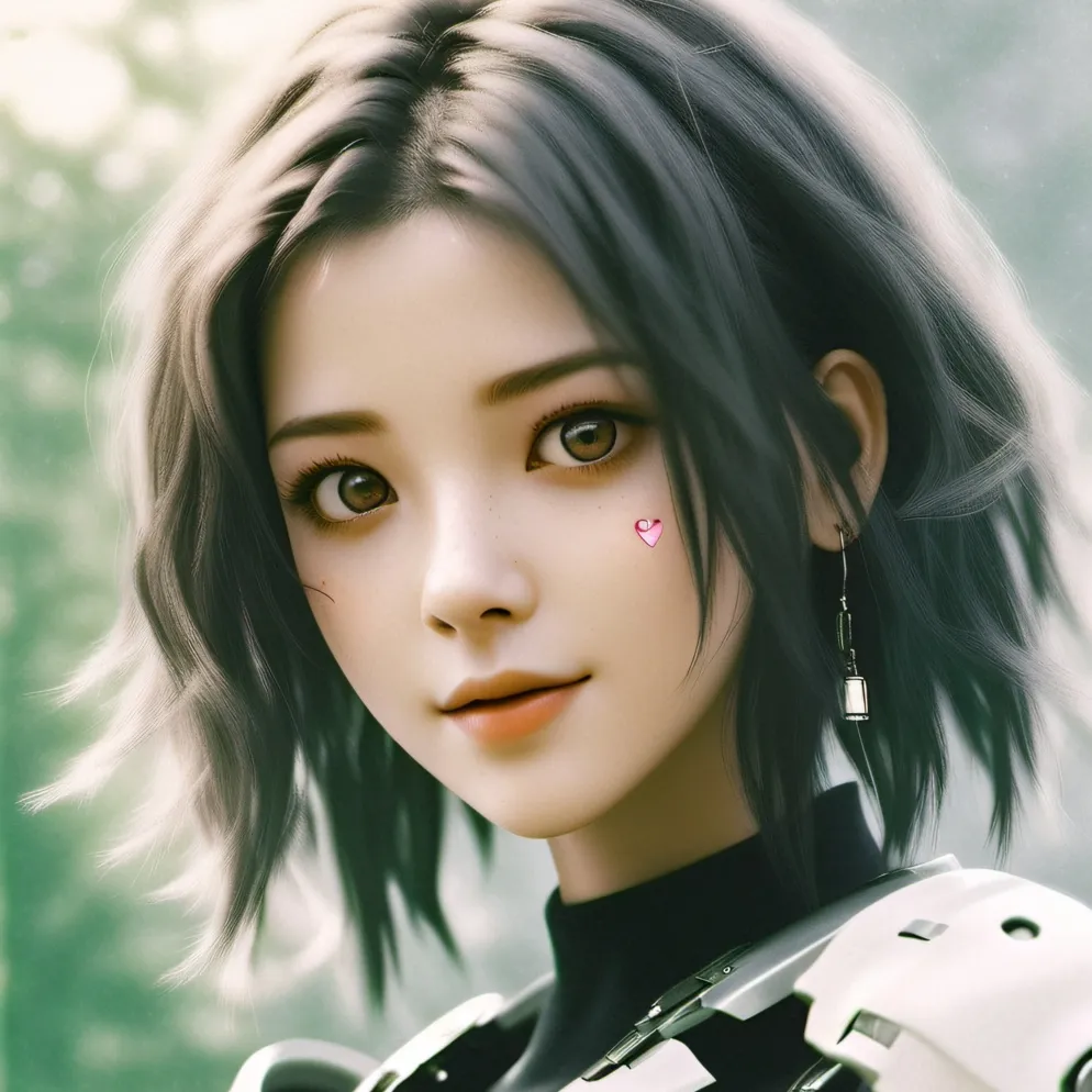chat with ai character: personal robotgirl