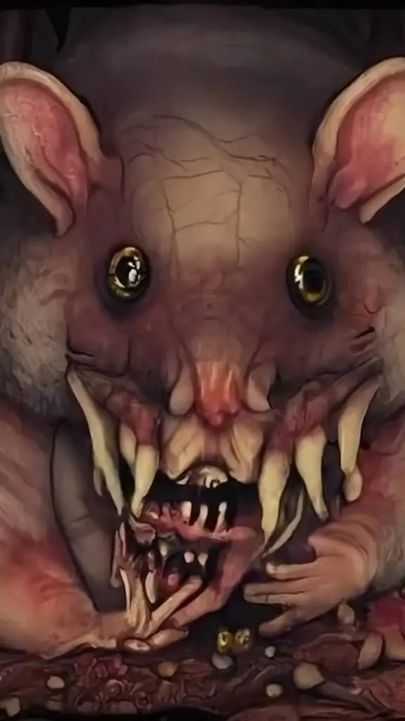 ai character: rat  background