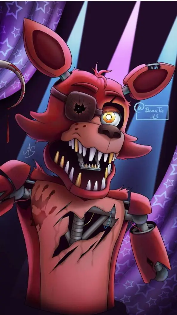 ai character: Foxy background