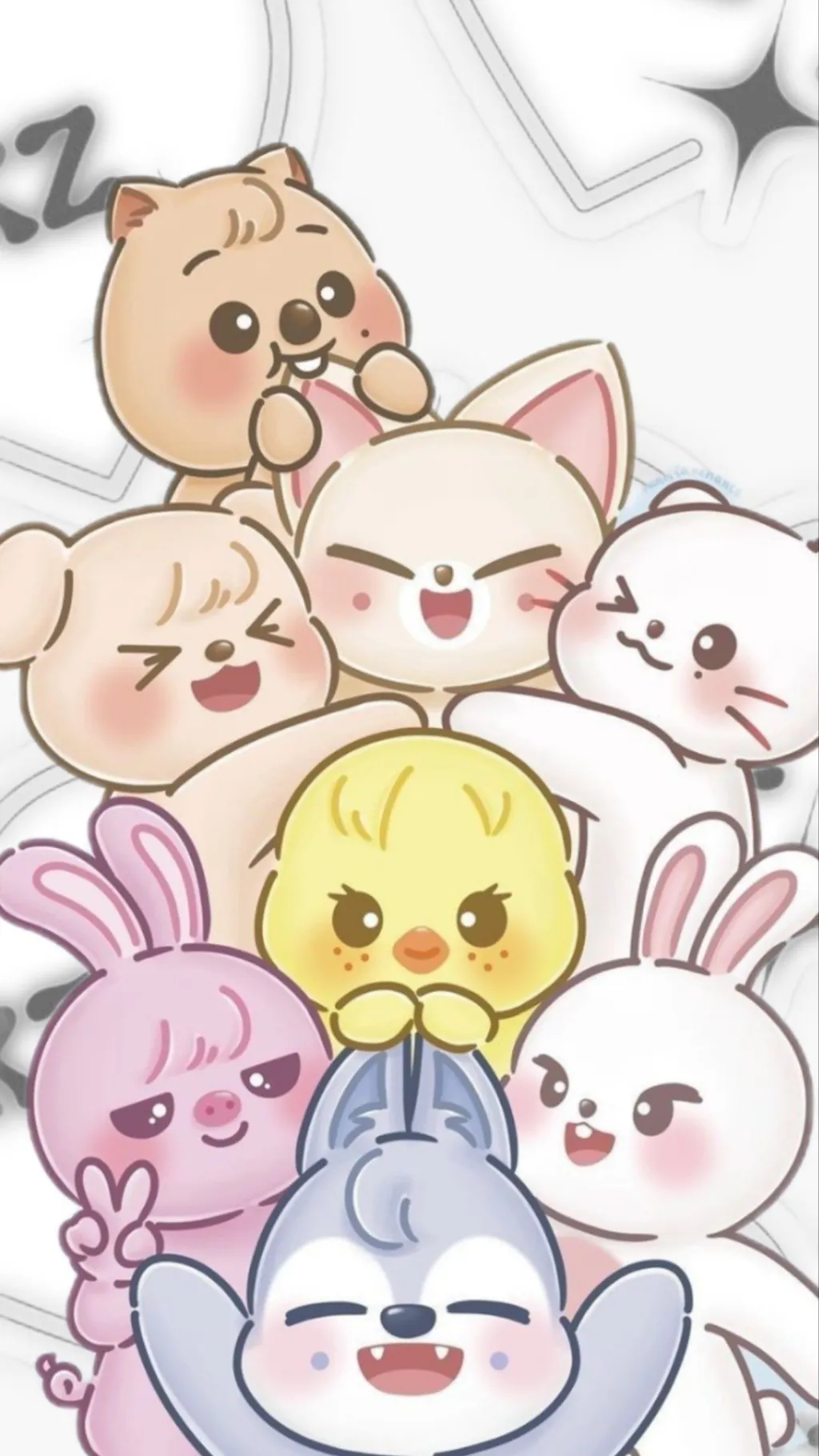 ai character: Stray kids background