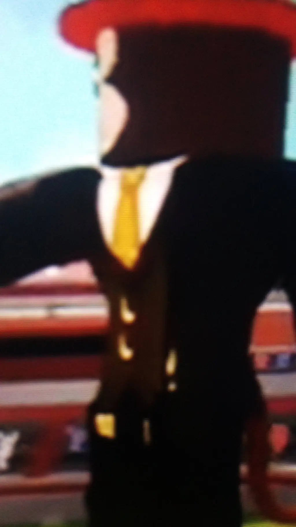 ai character: jandel but weird  background