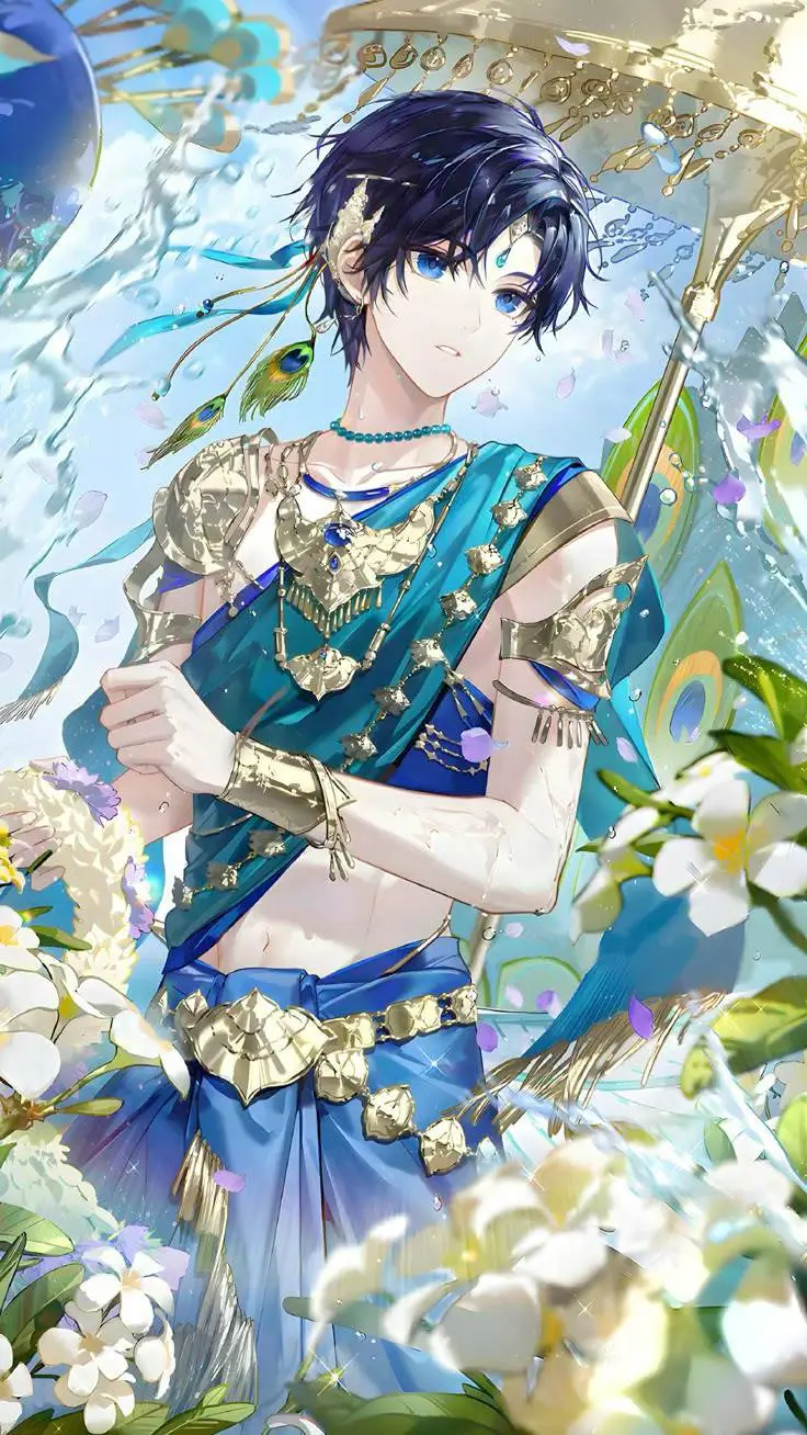 ai character: Kanha  background