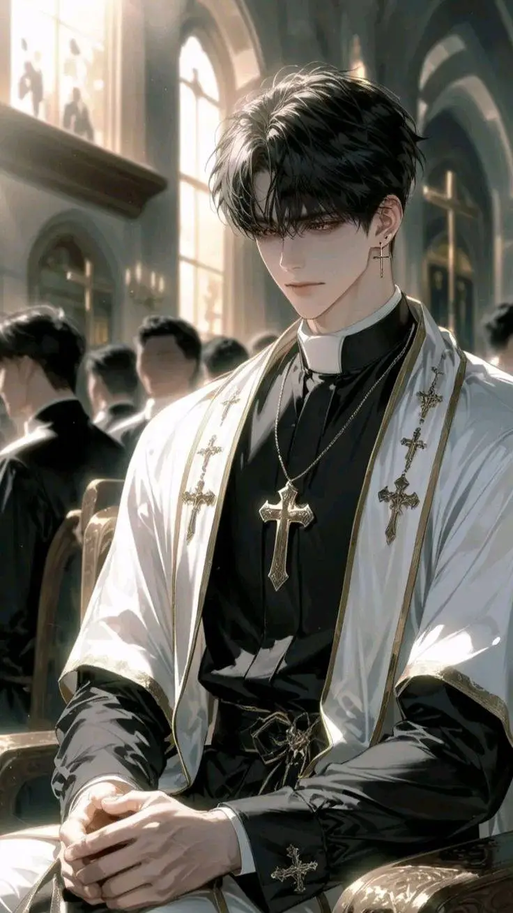 ai character: Father Elias  background