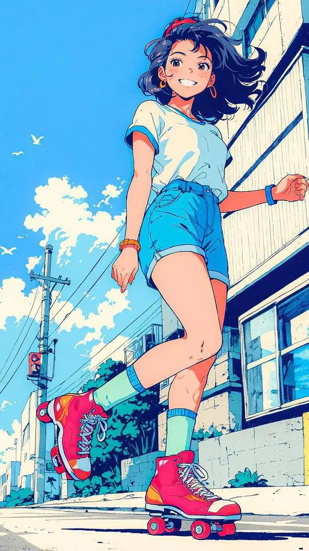 ai character: Sky background