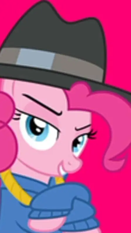 ai character: gansta pinkie pie background