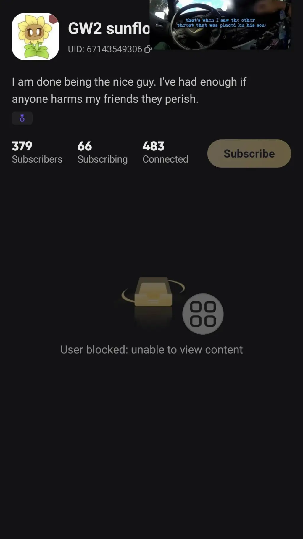 ai character: Gw2 sunflower rude background