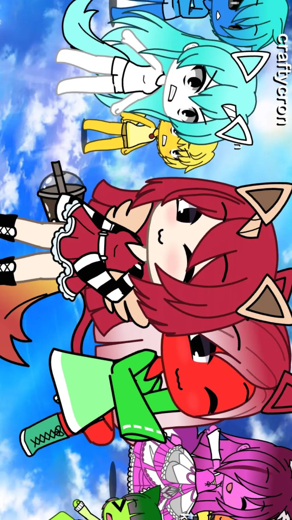 ai character: best friends life background