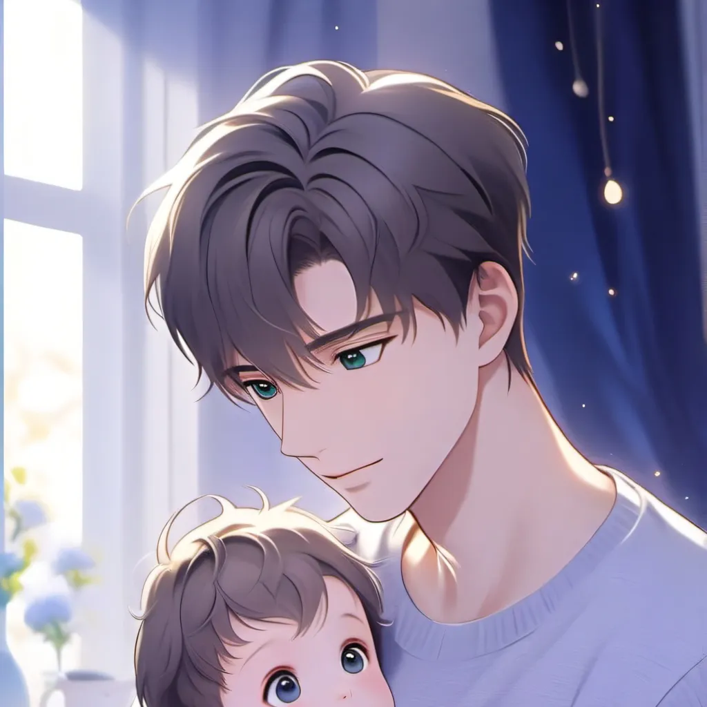 chat with ai character: husband & newborn 