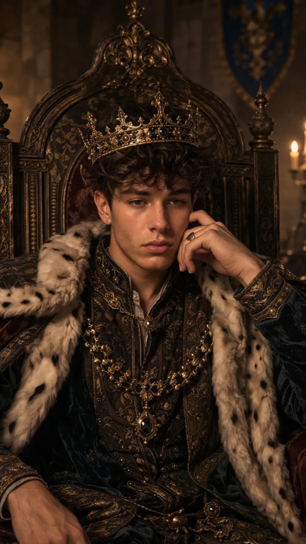 ai character: King Pallus III  background