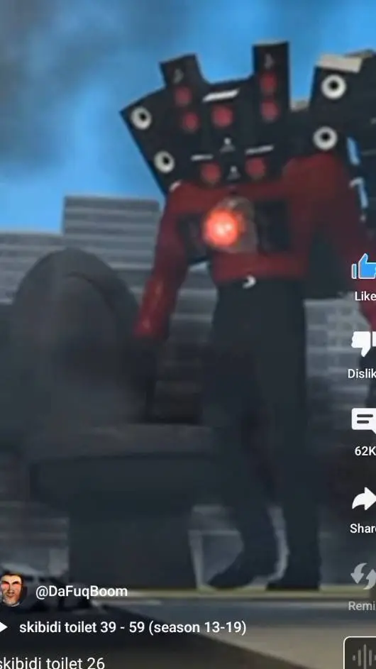 ai character: Titan speaker Man  background
