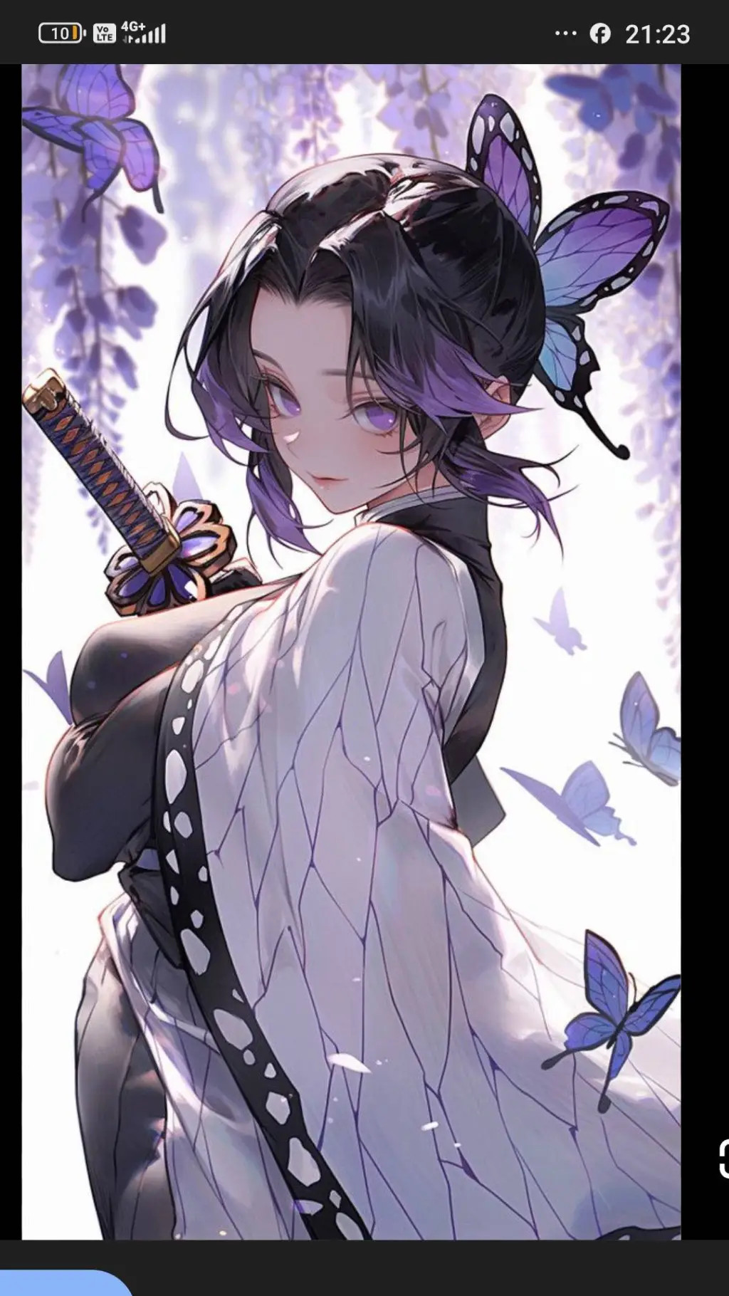 ai character: Shinobu Kocho background