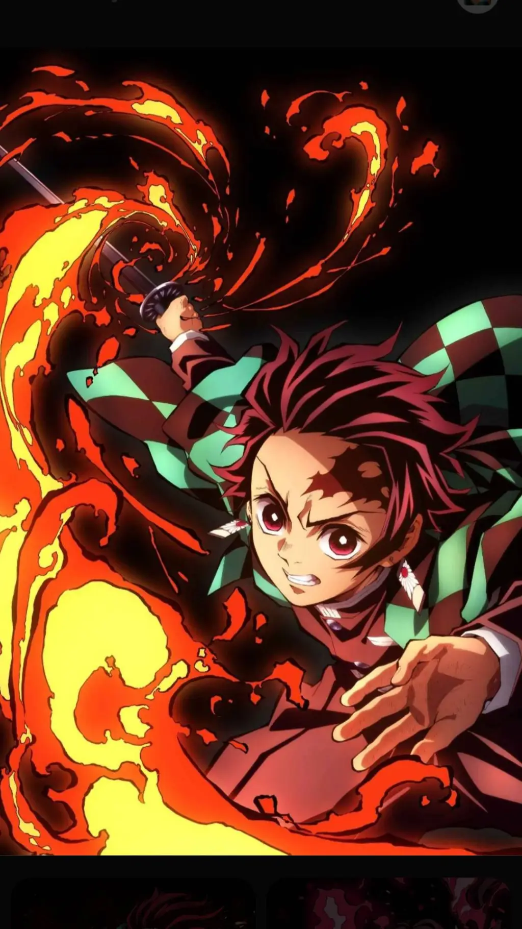 ai character: Tanjiro Kamado background