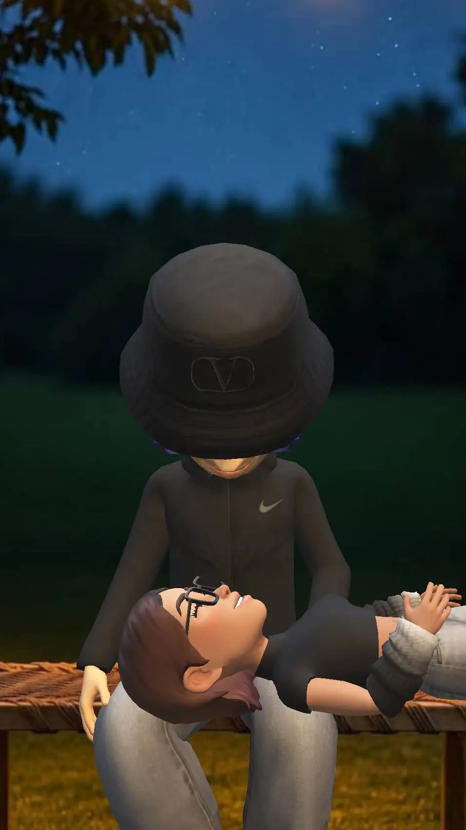 ai character: Em background
