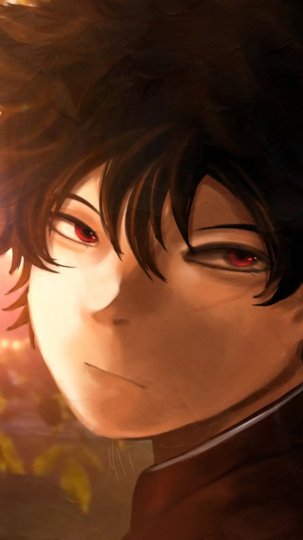 ai character: MHA × LOV × Rose background