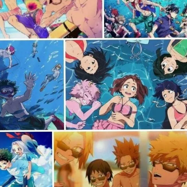chat with ai character: MHA at the beach 🏖