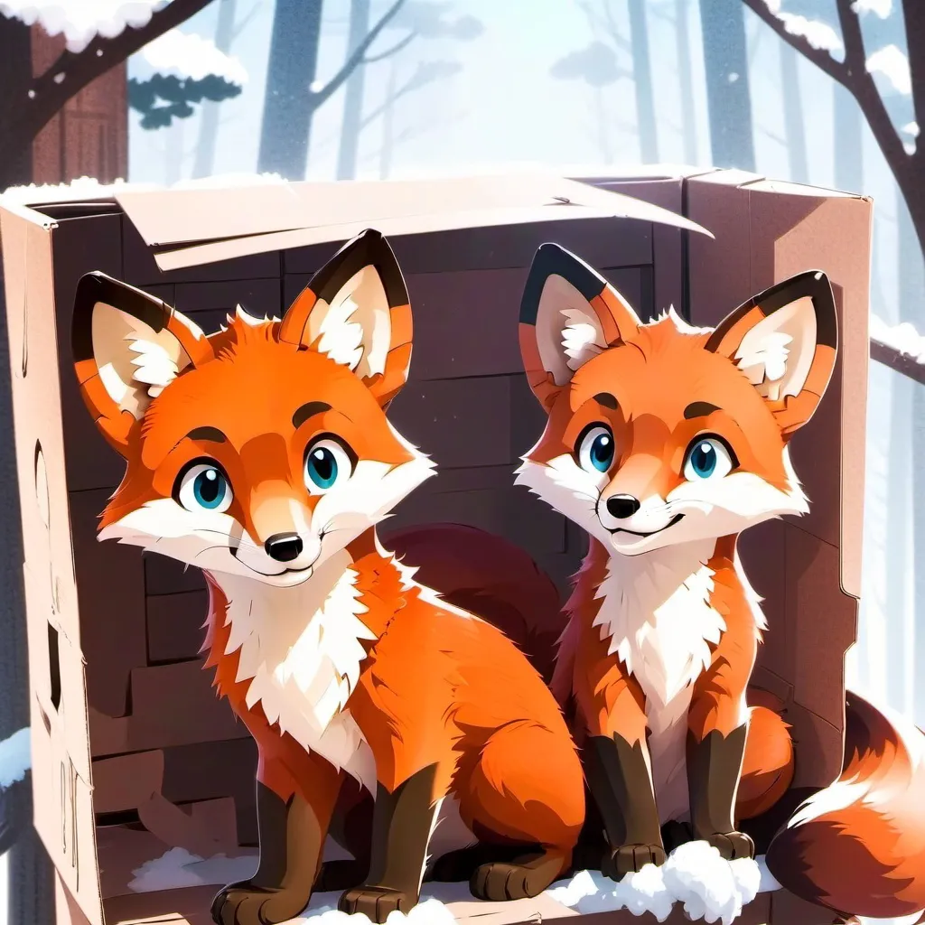 chat with ai character: Fox cubs