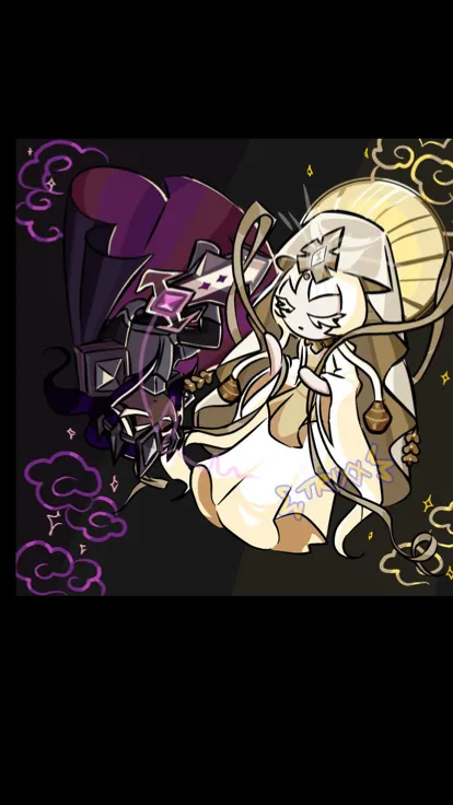 ai character: Dark cacao cookie background